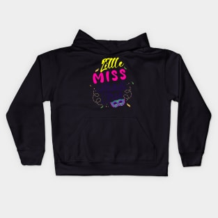 LITTLE MISS MARDI GRAS Kids Hoodie